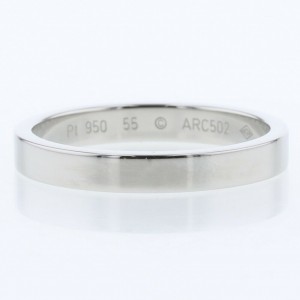 CARTIER 950 Platinum Engraved wedding Ring LXGBKT-981