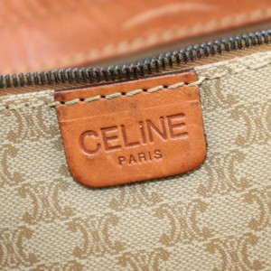 Céline Macadam Boston Duffle Monogram with Strap 870941 Beige Coated Canvas  Weekend/Travel Bag, Céline