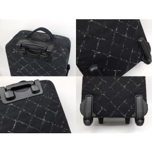 Chanel 233110 Line Rolling Trolley Luggage Suitcase Carry-on Black Nylon  Weekend/Travel Bag, Chanel