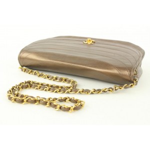 Chanel Bronze Quilted Moon Flap Chain Bag70cas423