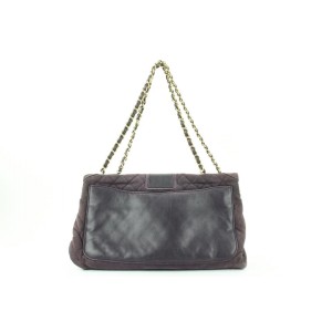 Chanel Purple Suede x Leather Jumbo Reissue Chain Flap 862939