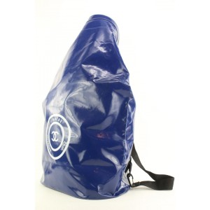 Chanel Blue Waterproof CC Sports Jumbo Backpack 118ccs23