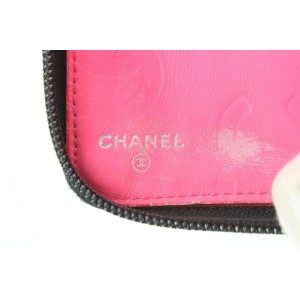 Chanel Black Quilted Leather Cambon Line Zippy Organizer Wallet  862616
