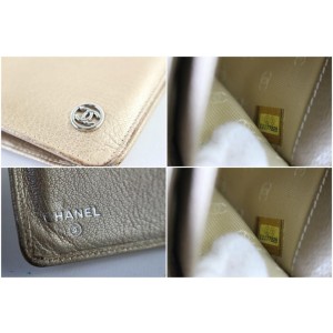 Chanel CC Flap Wallet Gold Champagne 2251021
