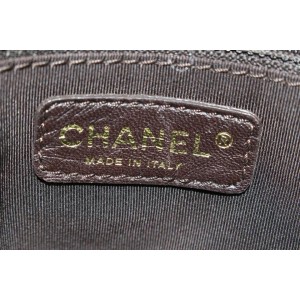 Chanel Dark Brown Caviar Leather Cerf Executive Tote Bag 216cas55