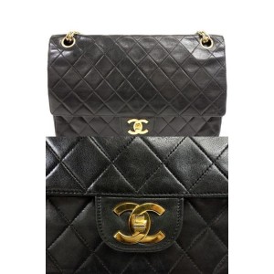 Chanel Bag Vintage Flap Mademoiselle - 7 For Sale on 1stDibs