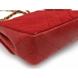 Chanel Red Quilted Classic Chain Flap Bag with Pouch 2201709