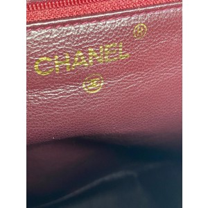 Authentic Chanel Limited Edition Tri-color Jumbo Double Flap