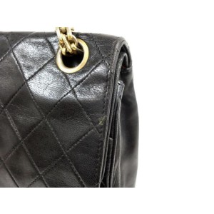 Chanel Black Medium Quilted Lambskin Mademoiselle Classic Flap 234R110