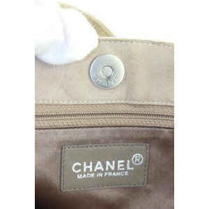 Chanel Brown Suede Patchwork Tote Bag 815cas47