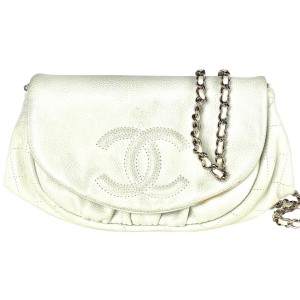 off white chanel purse