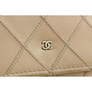Chanel Pink Quilted Whip Stitch Wallet on Chain Classic Flap Bag 330cas519