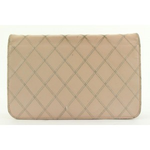 Chanel Pink Quilted Whip Stitch Wallet on Chain Classic Flap Bag 330cas519