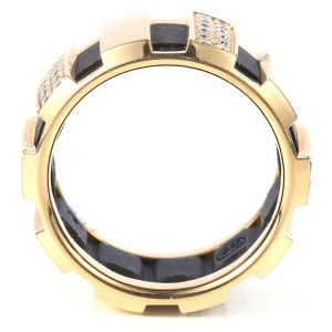 Chaumet Class One 18K Yellow Gold Diamond Ring 