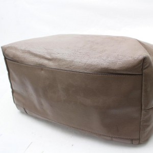 Chloé Chloé Large Zip Shopper Tote 869608 Brown Leather Shoulder Bag