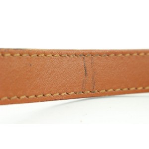 Chloé Brown x Orange Leather Mini Chain Crossbody Bag 35ch115