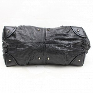 Chloé Paddington 866214 Black Leather Shoulder Bag