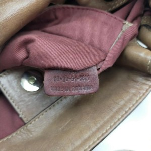 Chloé Brown Leather Victora 2way Tote Bag 862329