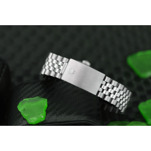 Rolex Datejust 36mm Diamond Bezel Grey Roman Dial Jubilee Bracelet Watch