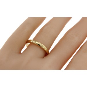 Tiffany and Co. 18K Yellow Gold Wedding Ring Size 12.5
