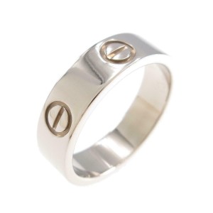 Cartier 18K white Gold Love Ring LXGYMK-210