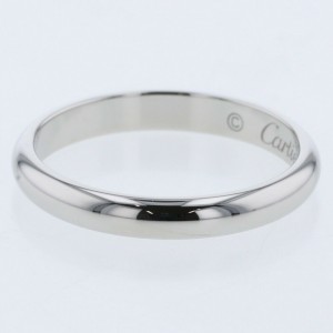 CARTIER 950 Platinum 1895 Wedding Ring LXGBKT-115
