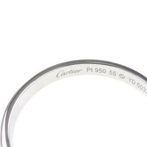 Cartier 950 Platinum d'Amour Ring US 7.25 LXGKM-29