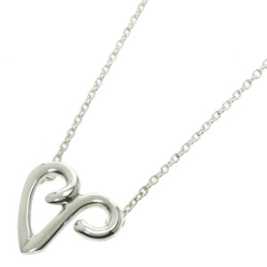 TIFFANY&Co. Initial V Silver Necklace