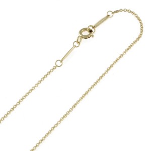 TIFFANY & Co 18K Yellow Gold diamond Necklace 