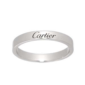 Cartier 950 Platinum C de 3mm Ring US