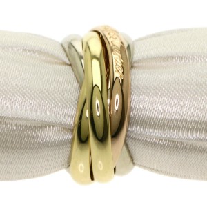 TIFFANY & Co K18 Yellow Gold/K18 White Gold/18K Pink Gold Trinity Ring