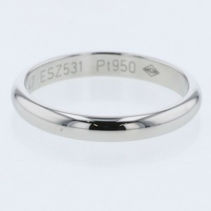 CARTIER 950 Platinum 1895 Wedding Ring LXGBKT-115