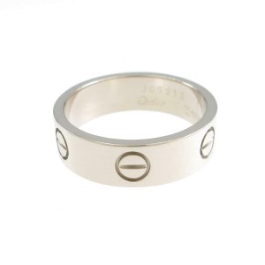 Cartier 18K white Gold Love Ring LXGYMK-223