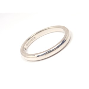 Tiffany & Co. Peretti 925 Sterling Silver & Emerald Band Ring Size 7