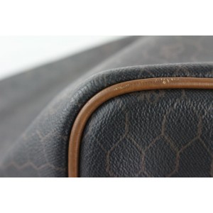 Dior XL Black Monogram Trotter Honeycomb Duffle Convertible Travel Bag 86da