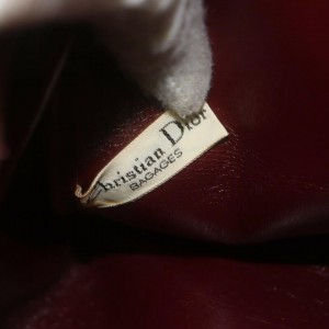 Dior Bordeaux Monogram Trotter Boston Bag 863155