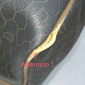 Christian Dior Black Monogram Honeycomb Trotter Boston Duffle Bag 863201