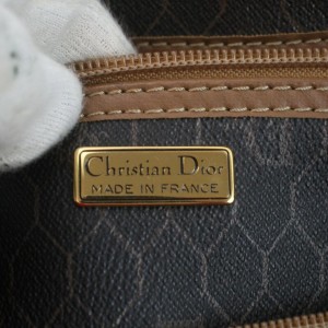 Christian Dior Black Monogram Trotter Boston Medium Duffle Bag 863141