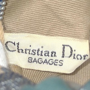 Christian Dior Navy Blue Monogram Trotter Boston Bag 862781