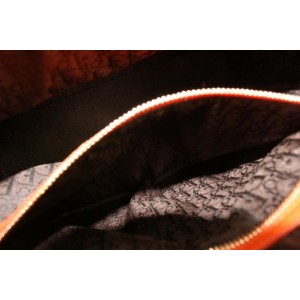 Dior Orange Quilted Lambskin Cannage Medium Lady Dior Bag 1123d38