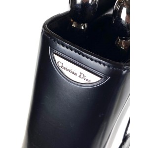 Dior Mini Fancy 16da529 Black Leather Tote