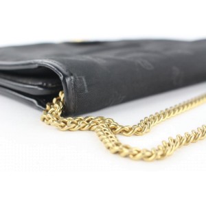 Dior Black Monogram Trotter Flap Shoulder Bag 6DA525