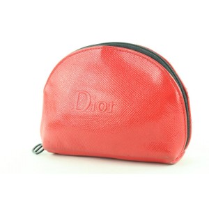 Dior Beaute Red Cosmetic Pouch Make Up Case 170da25