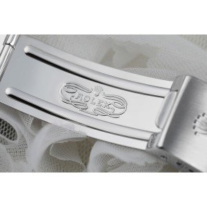 Rolex 36mm Datejust Custom Diamond Bezel, Pave Arabic Script Dial 16014