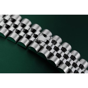 Rolex 36mm Datejust New Style Custom Diamond Bezel, Silver Diamond Dial Jubilee 116234