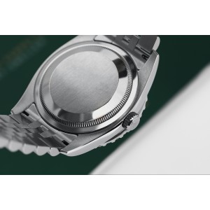 Rolex 36mm Datejust New Style Custom Diamond Bezel, Silver Diamond Dial Jubilee 116234