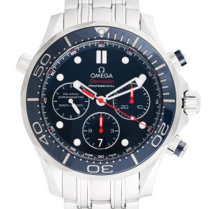 Omega Seamaster 300 212.30.44.50.03.001 Diver Blue Dial Stainless Steel 44.5 Mens Watch