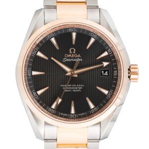 Omega Seamaster Aqua Terra 231.20.42.21.06.003 18K Red Gold And Stainless Steel Auto Grey Dial 41.5mm Mens Watch