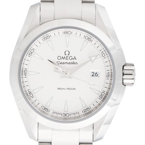 Omega Aqua Terra 23110306002001 Silver Dial 30mm Womens Watch 
