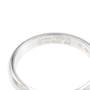 Cartier wedding 950 Platinum Ring 